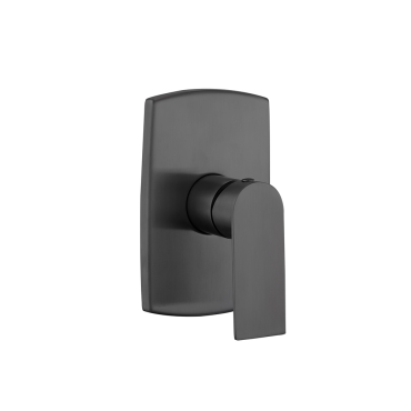 Bijiou Clevo Gun Metal Bath/Shower U/Tile Mixer-211430
