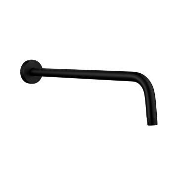 Shower Arm Long 400mm Round Black-211572