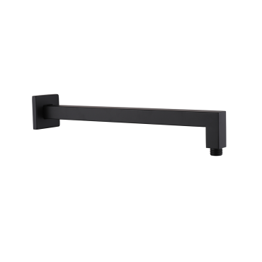 Shower Arm Long 400mm Square Black-211575